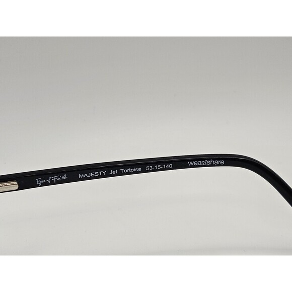 Eyes Of Faith Eyeglasses MAJESTY JET TORTOISE 53-15-140 PALMS 93.1 FRAMES ONLY!! - Picture 11 of 12